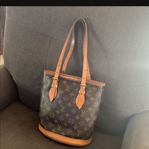 Louis Vuitton Monogram Bucket Bag Authentic